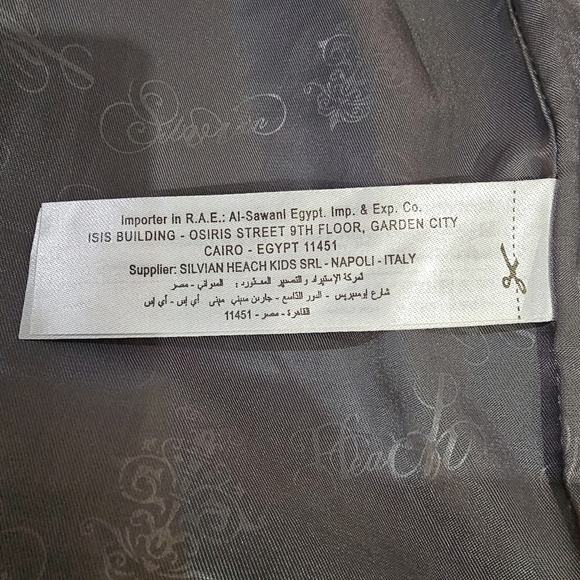 Silvian Heach Dolls Gray Girl's Coat Sz 12 - Picture 10 of 10